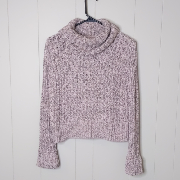 Free People Sweaters - Free People Twisted Cable Turtleneck Sweater